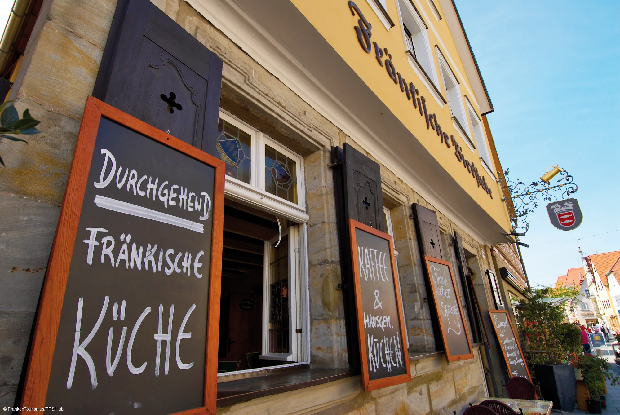 Fußgängerzone Forchheim mit Rathausensemble