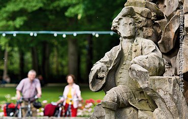 Hugenottenbrunnen im Schlossgarten (Erlangen, Städteregion Nürnberg)