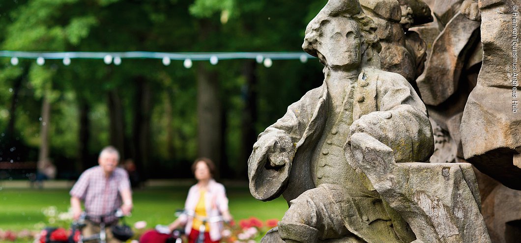 Hugenottenbrunnen im Schlossgarten (Erlangen, Städteregion Nürnberg)