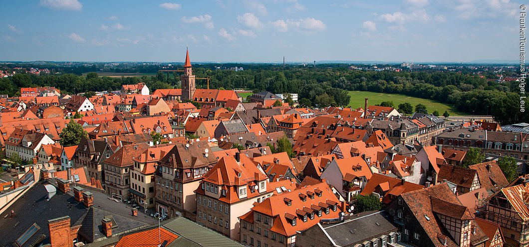 Ausblick vom Fürther Rathausturm