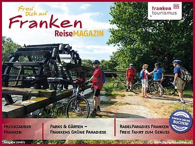Tablet-App "Franken ReiseMAGAZIN", Ausgabe 2018/2 "Radelparadies Franken"