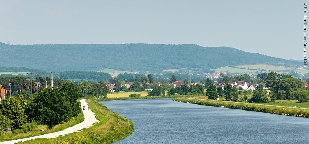 RegnitzRadweg, Main-Donau-Kanal mit Blick nach Süden