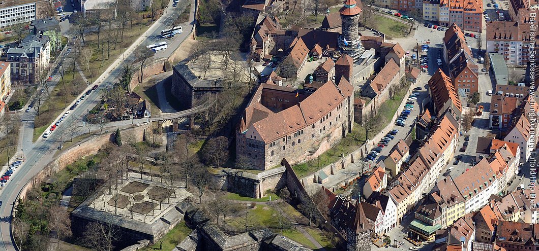 Luftbild Kaiserburg (Nürnberg, Städteregion Nürnberg)