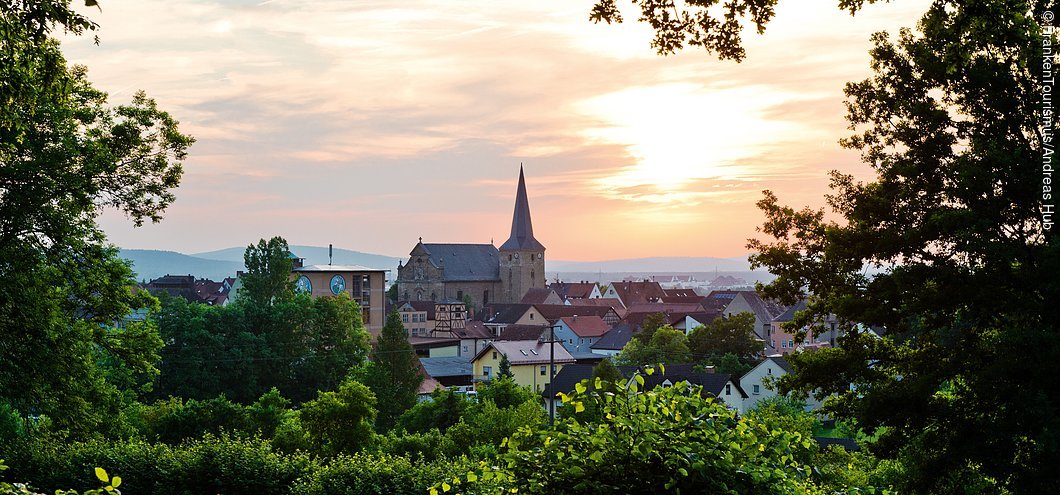 Blick vom Buttenheimer Bierkeller (Fränkische Schweiz)