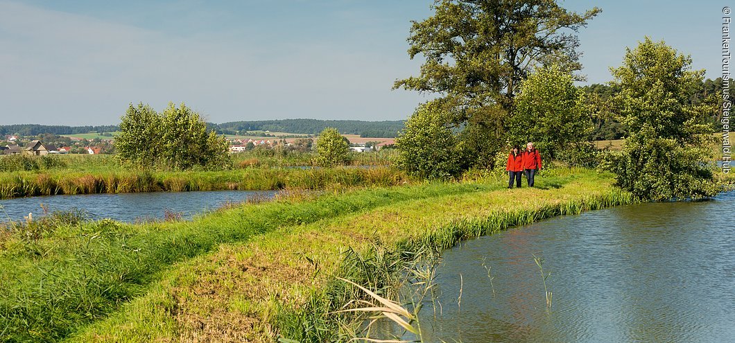 Karpfenweiher bei Gottesgab (Uehlfeld, Steigerwald)