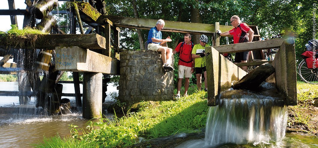 Wasserschöpfrad bei Hausen (Fränkische Schweiz)