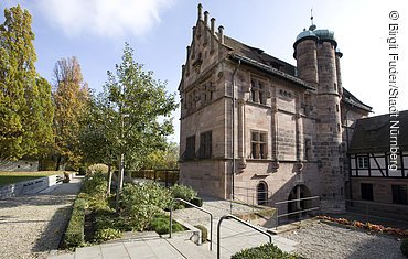 Nuernberg, 23. Oktober 2008: Ansicht des Tucherschlosses vom Garten her. (Foto: Birgit Fuder/Stadt Nuernberg)